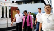 File photo of Rappler CEO Maria Ressa visits the National Bureau of Investigation (NBI) on Taft avenue in metro Manila, Philippines January 22, 2018. REUTERS/Dondi Tawatao