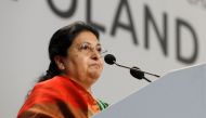 President of Nepal Bidhya Devi Bhandari speaks during the COP24 UN Climate Change Conference 2018 in Katowice, Poland December 3, 2018. Reuters/Kacper Pempel