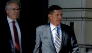 FILE PHOTO: Former U.S. National Security Adviser Michael Flynn departs after a plea hearing at U.S. District Court, in Washington, U.S., December 1, 2017. REUTERS/Joshua Roberts/File Photo