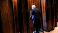 Sri Lanka's ousted Prime Minister Ranil Wickremesinghe leaves a parliament session in Colombo, Sri Lanka December 5, 2018. REUTERS/Dinuka Liyanawatte