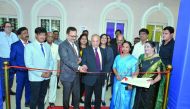 Hemant Kumar Dwivedi, First Secretary of Indian Embassy, inaugurating the Career Fair.