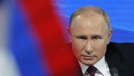 Russian President Vladimir Putin speaks during annual news conference in Moscow, Russia December 20, 2018. REUTERS/Maxim Shemetov