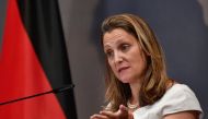 Canadian Foreign Minister Chrystia Freeland. (AFP / John MACDOUGALL/file photo)
