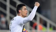 Juventus' Cristiano Ronaldo celebrates scoring their second goal REUTERS/Alberto Lingria