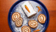 Carrot Cake Roll. Photo by Goran Kosanovic for The Washington Post.
