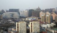Buildings are seen in downtown Beijing, China December 31, 2018. Picture taken December 31, 2018. (REUTERS/Jason Lee)