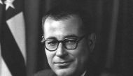 FILE PHOTO: U.S. Secretary of Defense Harold Brown in an undated photo provided by the U.S. Department of Defense. Brown served as the Secretary of Defense from 1977 to 1981 under President Jimmy Carter. Courtesy U.S. Defense Department/Handout via REUTER