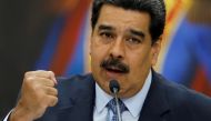 File photo of Venezuela's President Nicolas Maduro gestures while he speaks during a news conference at Miraflores Palace in Caracas, Venezuela, Jan. 9, 2019. REUTERS/Manaure Quintero/File Photo