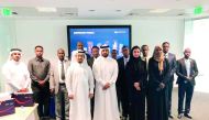 Officials of QFBA seen with the visiting diplomatic delegation from Somalia.