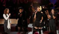 Singers (L-R) Brandi Carlile, Fantasia Barrino, Andra Day and Alessia Cara perform 