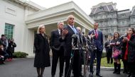 U.S. Vice President Mike Pence speaks after a meeting with President Donald Trump and Congressional Democrats about the U.S. government partial shutdown and the president's demand for a border wall in the Situation Room at the White House in Washington, U