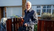 Britain's main opposition Labour Party leader Jeremy Corbyn leaves his home in London on January 14, 2019. AFP / Tolga Akmen 