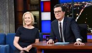 U.S. Senator Kirsten Gillibrand (D-NY) makes an appearance on the Late Show with Stephen Colbert in New York, NY, U.S., January 15, 2019. Courtesy Scott Kowalchyk/CBS/Handout via REUTERS
