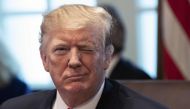 (FILES) In this file photo US President Donald Trump chairs a Cabinet meeting at the White House in Washington, DC, on January 2, 2019. AFP / NICHOLAS KAMM