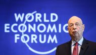 Founder and Executive Chairman of the World Economic Forum Klaus Schwab attends a press conference ahead of the 2019 edition of the annual meeting of the World Economic Forum (WEF) on January 15, 2019 in Geneva. (AFP / Fabrice COFFRINI)