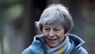 Britain's Prime Minister Theresa May leaves church, near High Wycombe, Britain, January 20, 2019. REUTERS/Hannah McKay