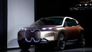 The BMW iNEXT electric autonomous concept car is introduced during a BMW press conference at the Los Angeles Auto Show in Los Angeles, November 28, 2018. Reuters/Mike Blake