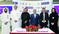 Joseph Abraham, Commercial Bank Group CEO (third right) and other officials during the event.