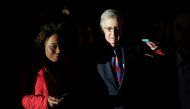 Senate Majority Leader Mitch McConnell (R-KY) is followed by reporters after the Senate passed legislation to end the partial government shutdown on Capitol Hill in Washington, U.S., January 25, 2019. Reuters/Joshua Roberts