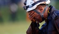A member of rescue team reacts, upon returning from the mission, after a tailings dam owned by Brazilian mining company Vale SA collapsed, in Brumadinho, Brazil January 27, 2019. Reuters/Adriano Machado