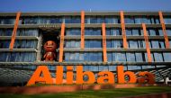 FILE PHOTO: The logo of Alibaba Group is seen at the company's headquarters in Hangzhou, Zhejiang province, China July 20, 2018. REUTERS/Aly Song