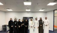 The officials on the sidelines of QFC-QFBA partnership announcement.
