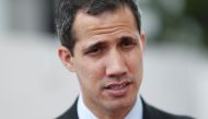 Venezuelan opposition leader and self-proclaimed interim president Juan Guaido pauses as he speaks during an interview with Reuters in Caracas, Venezuela January 31, 2019. REUTERS/Carlos Garcia Rawlins