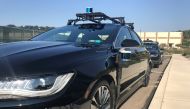 An Aurora self-driving Lincoln MKZ car is seen outside the company’s office in the Lawrenceville neighborhood in Pittsburgh, Pennsylvania, U.S., September 21, 2018. Reuters/Heather Somerville