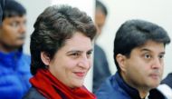 Priyanka Gandhi Vadra, a leader of India's main opposition Congress party, attends a meeting inside the party's headquarters in New Delhi, India February 7, 2019. Reuters/Anushree Fadnavis