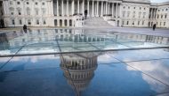 In this file photo taken on December 24, 2018 The US Capitol is seen in Washington DC.  / AFP / Eric BARADAT
 