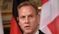 U.S. Secretary of Defense Patrick Shanahan speaks at the annual Munich Security Conference in Munich, Germany February 15, 2019. REUTERS/Andreas Gebert
 