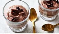 Chocolate Almost-Mousse. Photo by Stacy Zarin Goldberg for The Washington Post.
