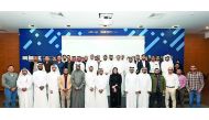 Officials and Program participants during the launch event, yesterday.