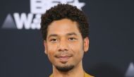 Jussie Smollett poses in the photo room at the 2017 BET Awards in Los Angeles, June 25, 2017. Reuters/Danny Moloshok