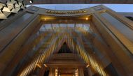 The entrance to the Dolby Theatre hosting the Oscars Awards ceremony is pictured in Hollywood, California on February 23, 2019. The Academy Awards annual ceremony will take place on February 24 2019. / AFP / Mark Ralston