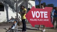 Voters head to the polls during the US presidential election in St Petersburg, Florida, November 8, 2016. Reuters/Scott Audette
