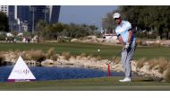 Justin Harding in action in Doha. 