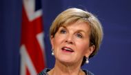 FILE PHOTO: Australia's former Foreign Minister Julie Bishop. Reuters 