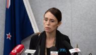 New Zealand Prime Minister Jacinda Ardern speaks to the media during a press conference at the Justice Precinct in Christchurch on March 16, 2019.  / AFP / OFFICE OF PRIME MINITER NEW ZEALAND / Marty MELVILLE
 
