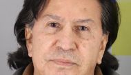 Peru's former president Alejandro Toledo Manrique poses in a police booking photo at San Mateo County jail in Redwood City, California, in this handout photo released on March 18, 2019. San Mateo County Sheriff's Office/ Reuters 