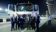 The officials at the launch of Mercedes-Benz all-new Actros, Arocs and Sprinter.