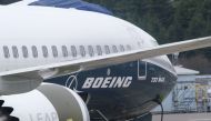 A Boeing 737 MAX 9 test plane is pictured at Boeing Field on March 22, 2019 in Seattle, Washington. Stephen Brashear/Getty Images/AFP