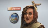 In this photo taken on March 28, 2019, Afghan singer Zahra Elham, who won the final of the television music competition Afghan Star, looks on during her interview with AFP in Kabul. AFP / WAKIL KOHSAR