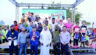 Dr. R Seetharaman, CEO of Doha Bank Group, and other officials during the event.
