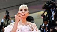 Lady Gaga arrives for the premiere of the film A Star is Born presented out of competition on August 31, 2018 during the 75th Venice Film Festival. AFP/Vincenzo Pinto