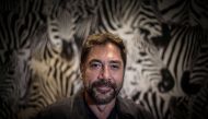 Spain's actor Javier Bardem poses on the sideline of the Spanish movies festival in Nantes, western France, on April 1, 2019. AFP/Loic Venance 