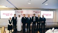 The officials from Commercial Bank, Alternatif Bank and The Investment Office of the Presidency of Republic of Turkey, on the sidelines of the event.