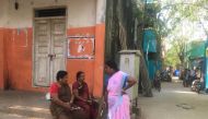 Fisher women chat in Kaatukuppam a village in Ennore Creek, which has seen rapid industrial development after coastal zone laws were diluted in the southeastern city of Chennai, India. March 16, 2019. Thomson Reuters Foundation/Rina Chandran