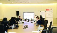 Employees from the Intellectual Property Protection Department at the Ministry of Commerce and Industry, attending the ongoing training workshop on the examination of patents in the biotechnology and biochemistry fields among other disciplines.