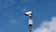 CCTV cameras are seen at Wandsworth prison in southwest London where WikiLeaks founder Julian Assange is believed to be held according to media reports on April 12, 2019.  AFP / Niklas Halle'n
 